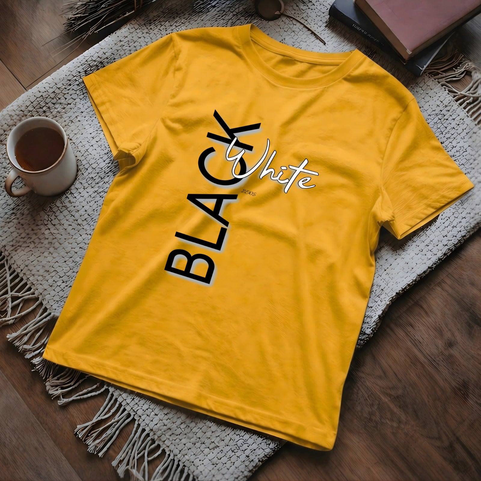 Men's Premium T-Shirt - Black White