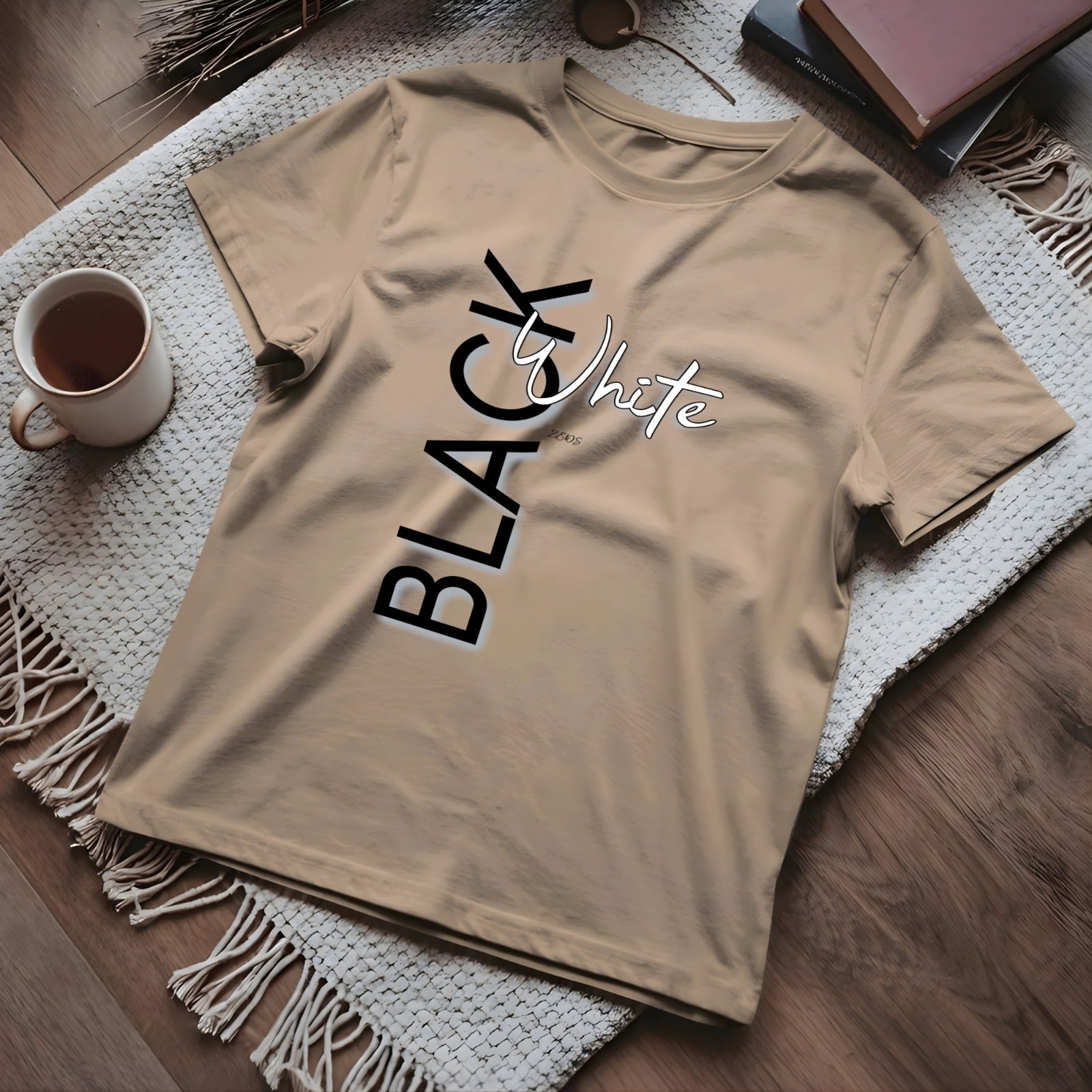 Men's Premium T-Shirt - Black White