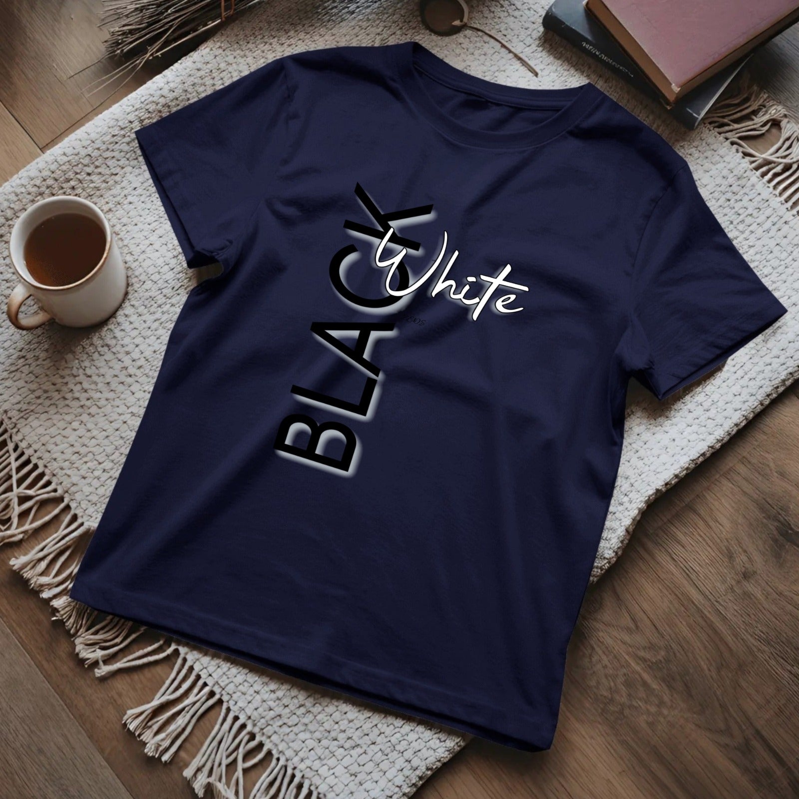 Men's Premium T-Shirt - Black White