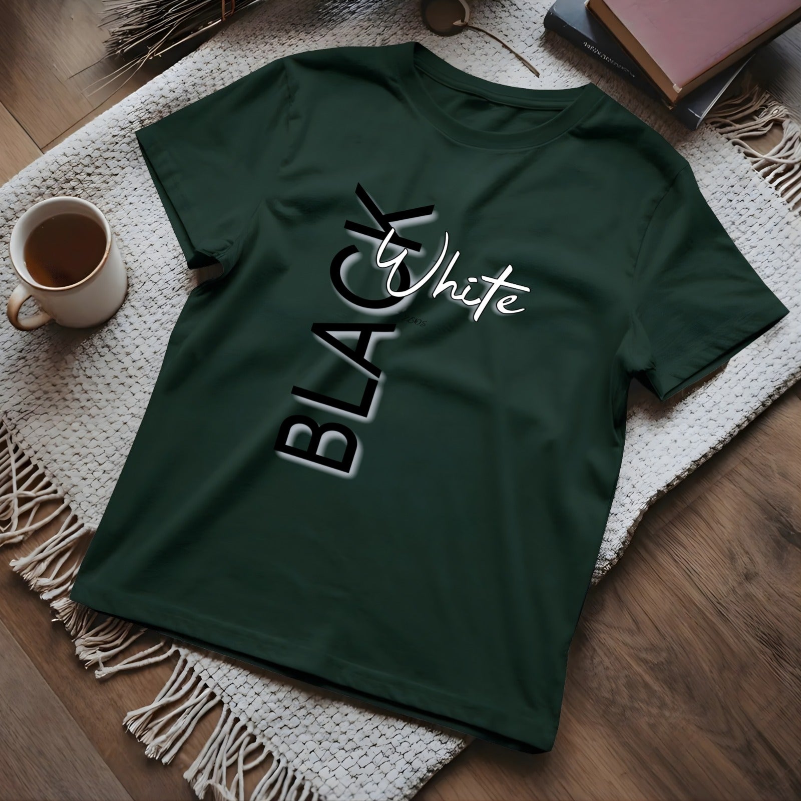 Men's Premium T-Shirt - Black White