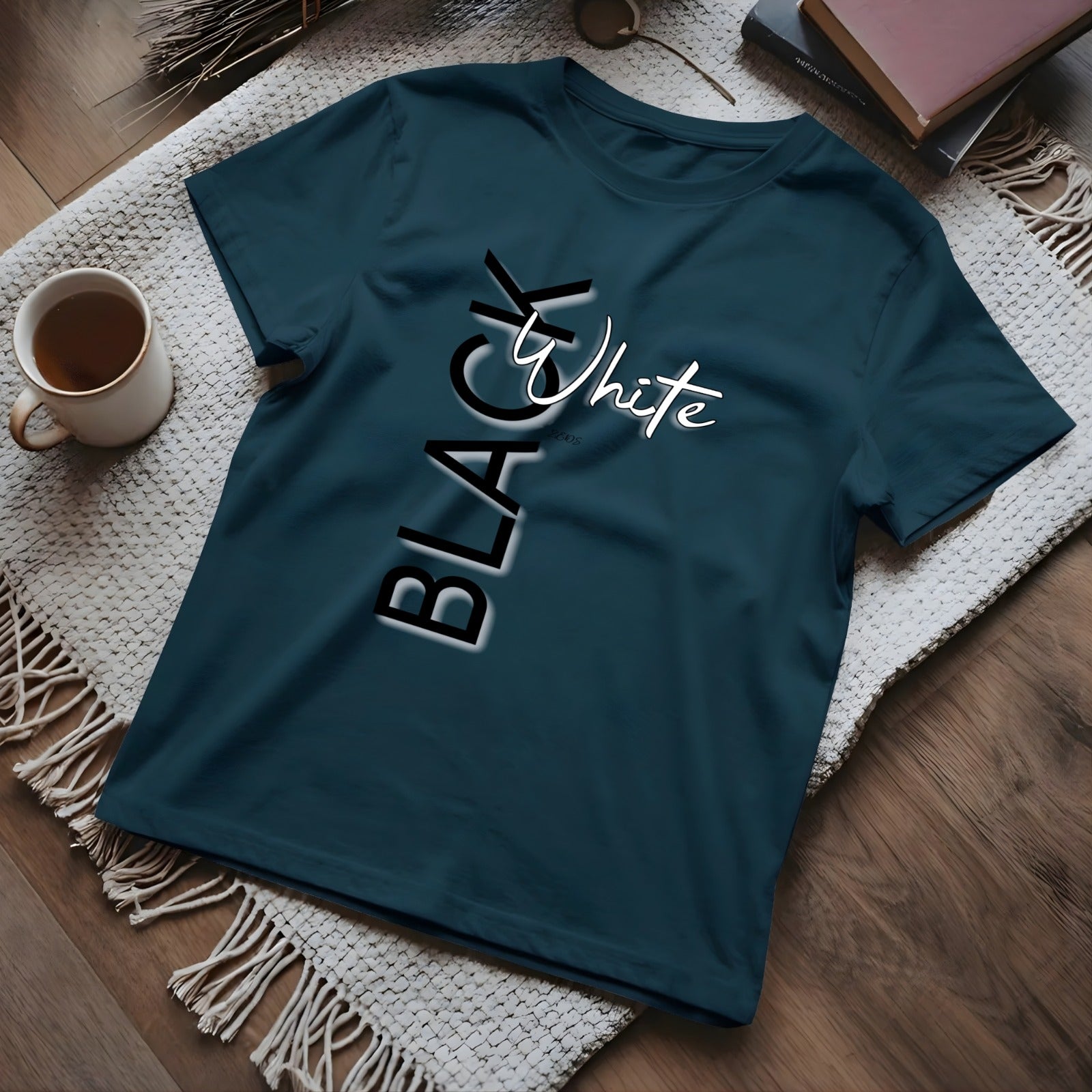 Men's Premium T-Shirt - Black White