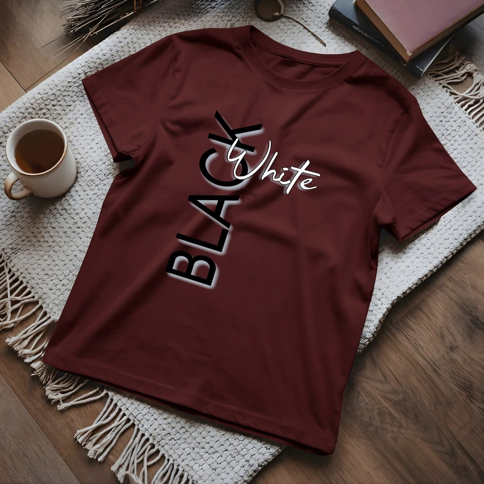 Men's Premium T-Shirt - Black White