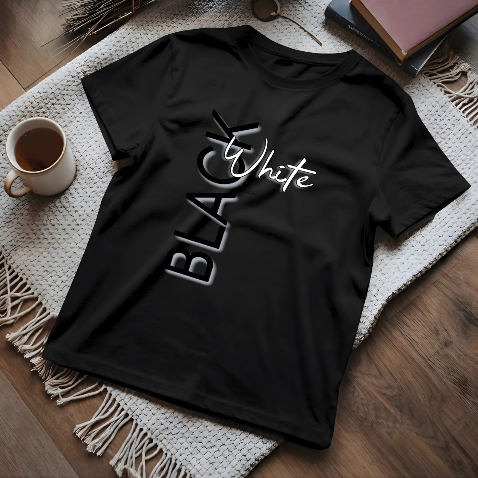 Men's Premium T-Shirt - Black White